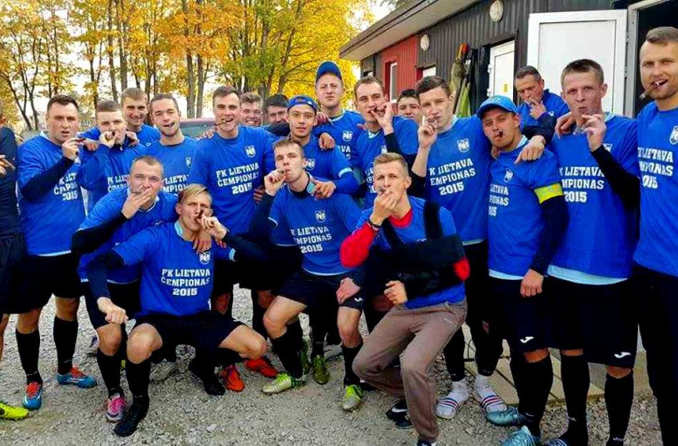 Jonavos futbolo klubas “Lietava” – pirmosios lygos čempionai