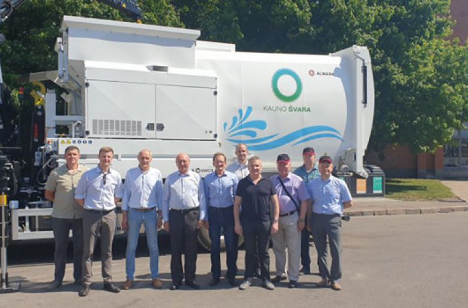  SKIA nariai domėjosi UAB „Kauno švara“ įsigyta modernia komunaline technika