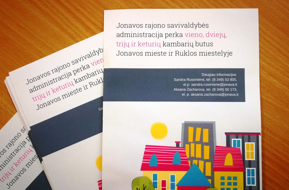Butų pirkimas Jonavos mieste ir Ruklos mstl.