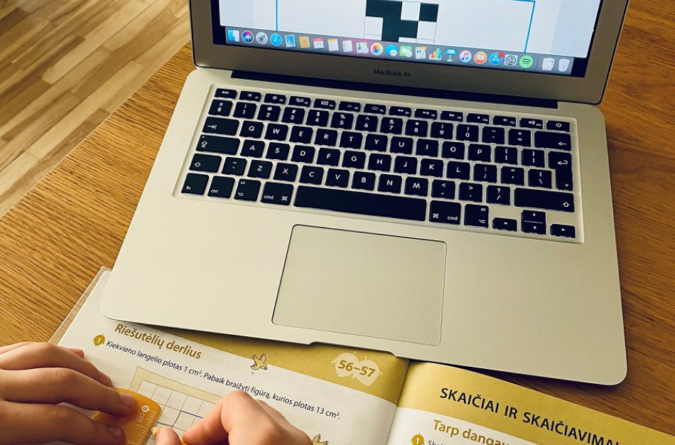 Paaiškėjo, kad pradinukai užduotis internete sprendė dažniau nei abiturientai