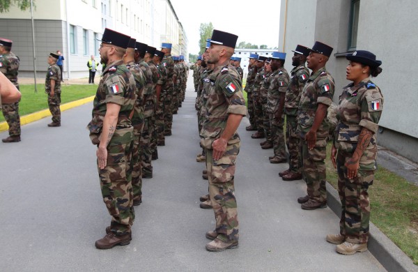 Prancūzijos kariai Rukloje minėjo Bastilijos paėmimo dieną