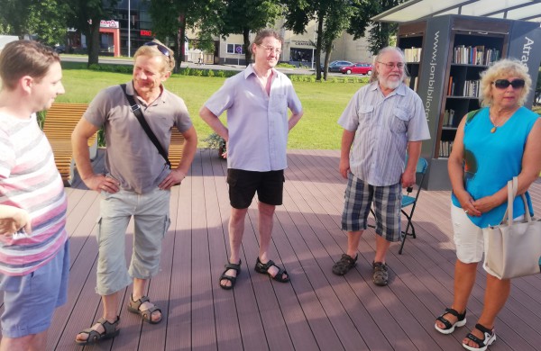 Tarptautinė dailės rezidentūra žengė pirmuosius žingsnius