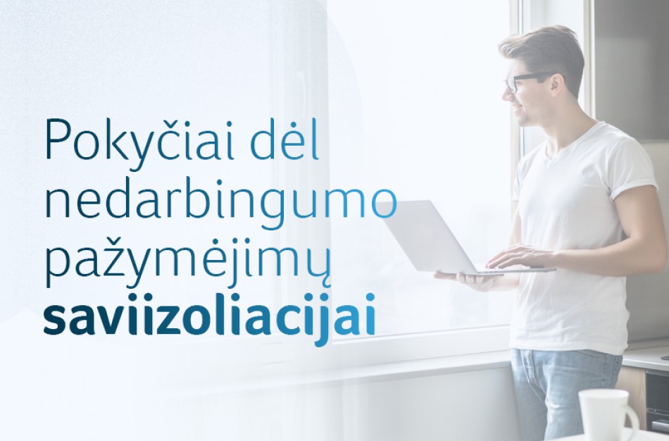 Keliaujantiems atostogauti į koronaviruso paveiktas šalis nedarbingumo pažymėjimai izoliacijai nebus išduodami