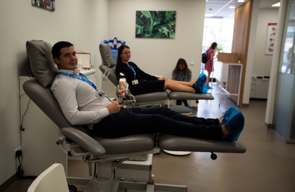 Capital Group brokeriai - palaikantys bei skatinantys kraujo donorystę