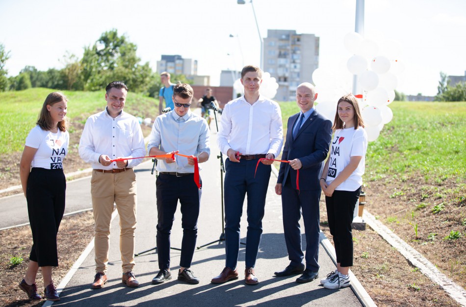 Rimkuose atidarytas naujas dviračių takas ir Chemikų gatvės jungtis