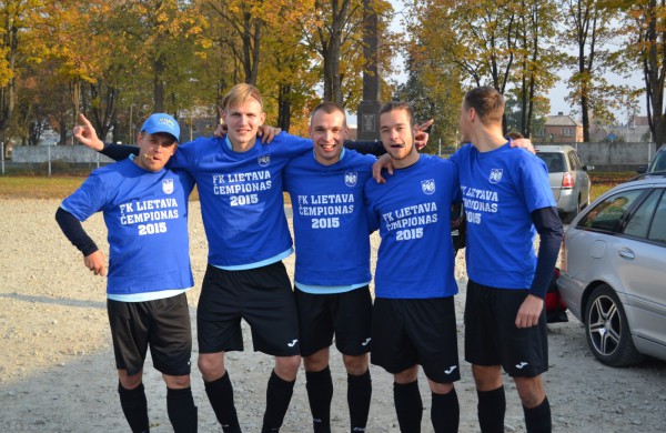 Jonavos futbolo klubas “Lietava” – pirmosios lygos čempionai