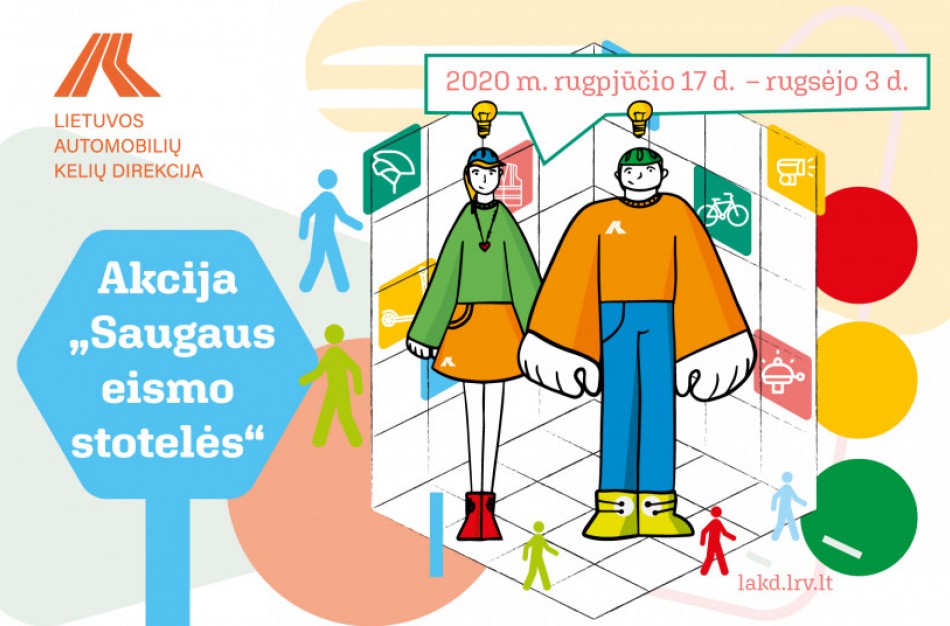 Saugaus eismo stotelėse – patarimai, kaip saugiai elgtis kelyje