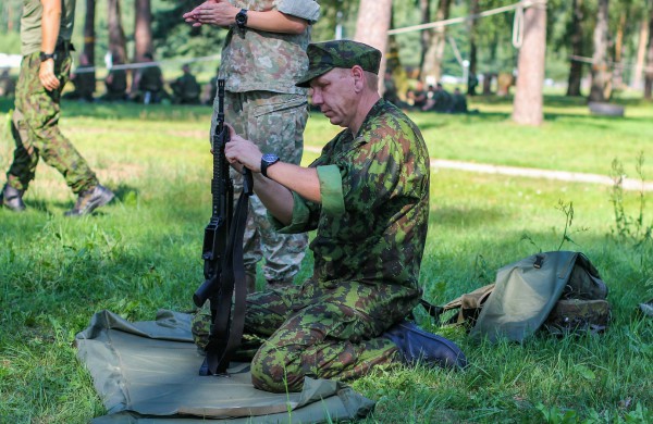Rezervistai atnaujina žinias, kad prireikus sėkmingai galėtų dalyvauti šalies gynyboje