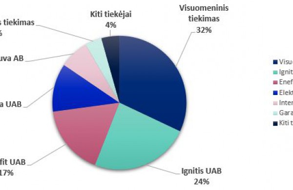  VERT: buitiniams vartotojams didėja elektros energijos tiekėjų pasirinkimas