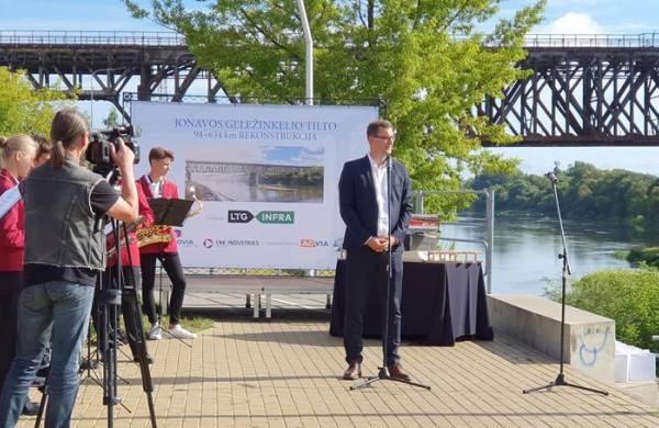 Pradedama geležinkelio tilto per Nerį rekonstrukcija 