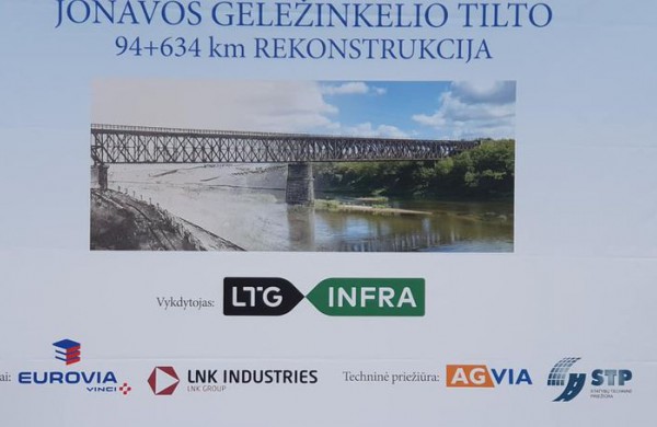 Pradedama geležinkelio tilto per Nerį rekonstrukcija 