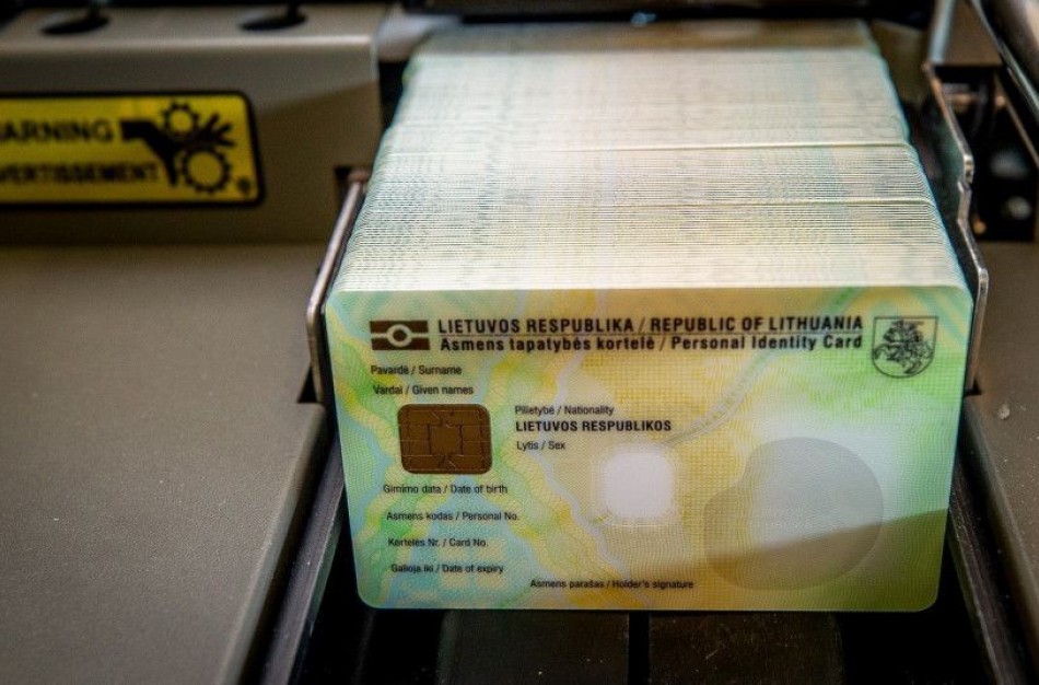 Lietuvos asmens tapatybės kortelė atitinka aukščiausią saugumo ir patikimumo lygį