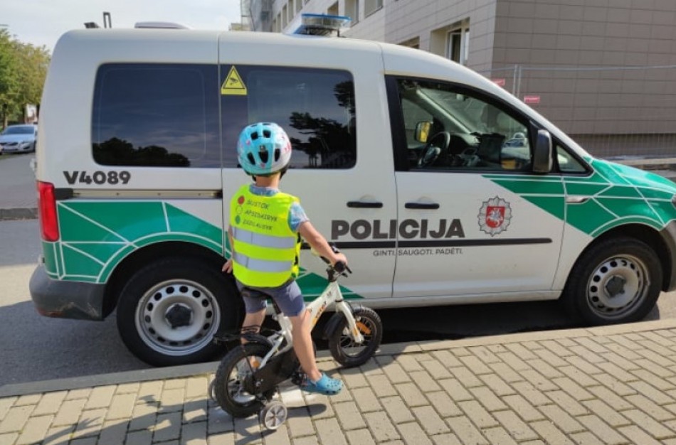 Rugsėjį – padidintas policijos dėmesys vaikų saugumui