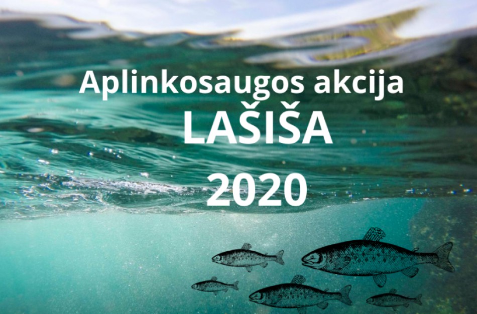 Prasideda aplinkosauginė akcija „Lašiša 2020“