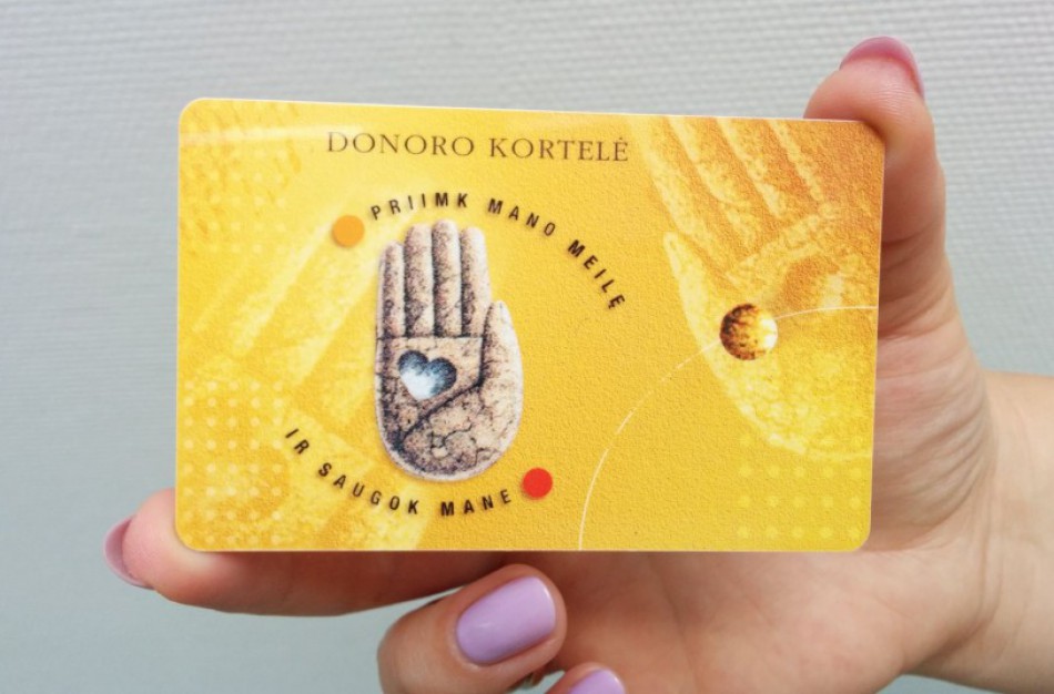 Sutikimą donoro kortelei gauti jau galima pildyti ir vaistinėje