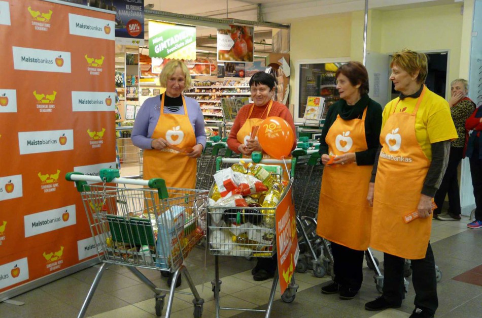 "Maisto banko" akcijoje jonaviečiai buvo dosnūs 