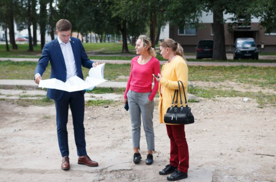 Rukloje bus sutvarkytas kiemas Piliakalnio gatvėje