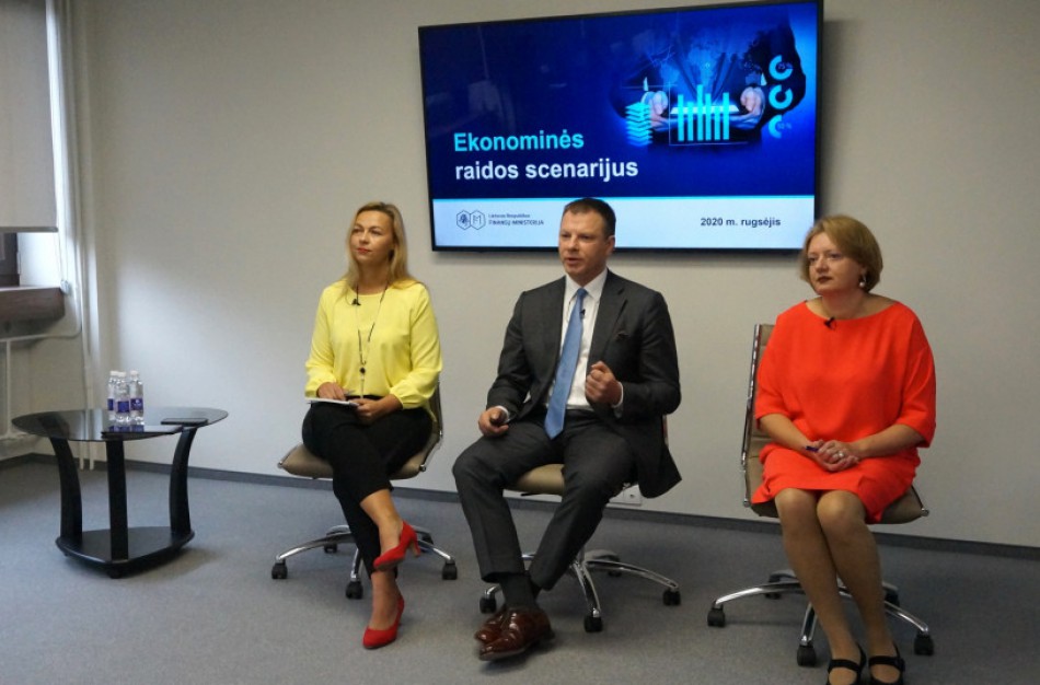 Finansų ministerija: 2020 metais ekonomika susitrauks mažiau nei prognozuota