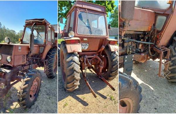 Savivaldybė aukcione parduoda traktorių, automobilius ir funkcines lovas