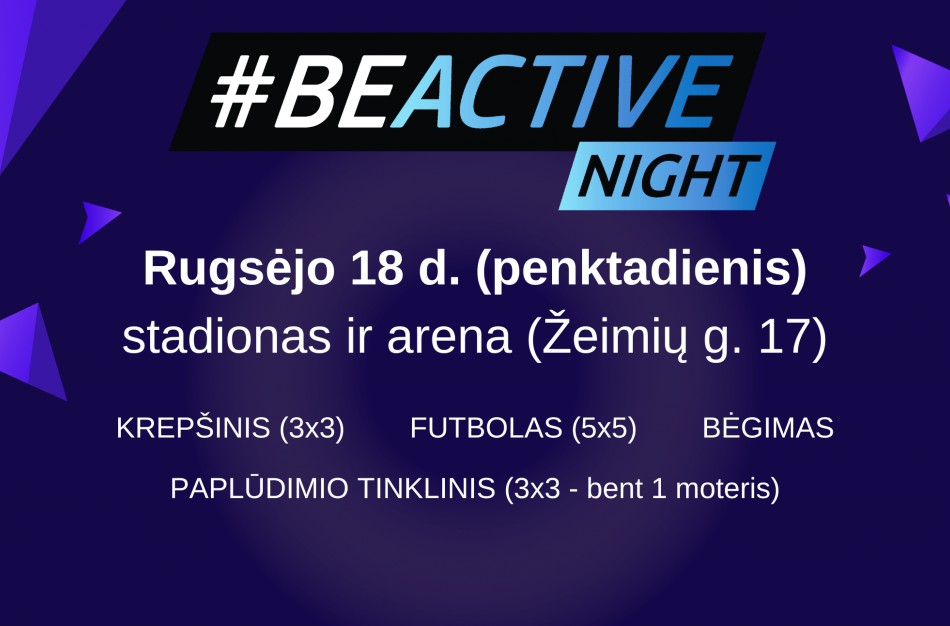 #BeActive Night ’20 | Jonava – jau šiandien!