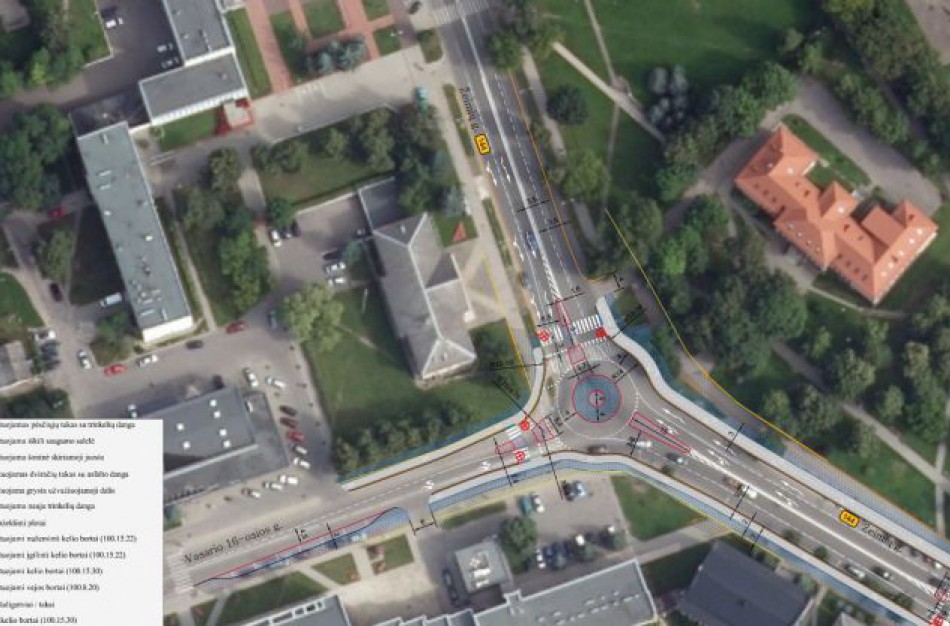 LAKD ir savivaldybė pateikia skirtingas versijas, dėl ko stringa suplanuotos žiedinės sankryžos įrengimas