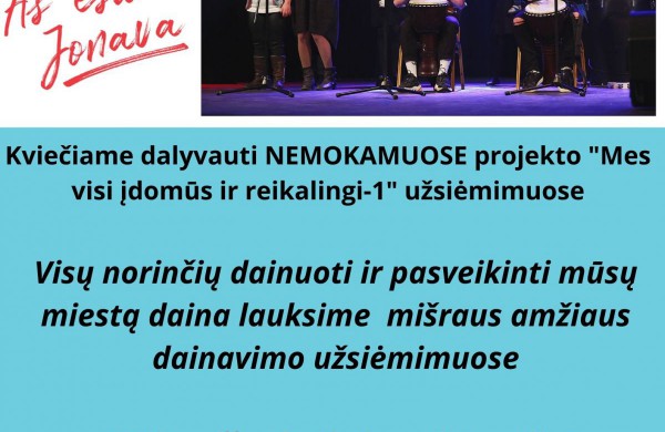 VLC: Susidomėjimo sulaukę nemokami užsiėmimai vėl kviečia jonaviečius