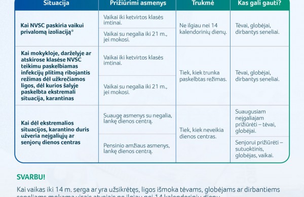Seimas galutinai pritarė pakeitimams: už vaikų izoliaciją bus mokamos išmokos