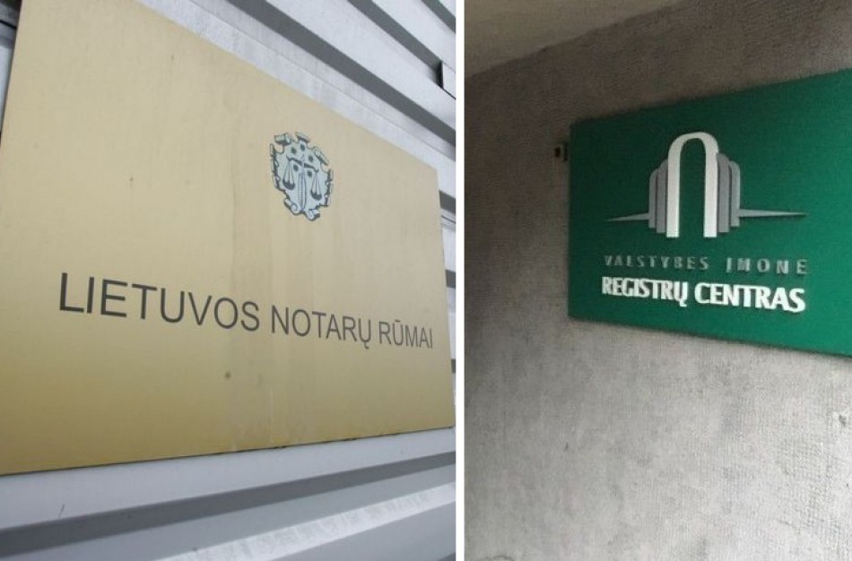 Registrų centro atsakas Notarų rūmams dėl įkainių 