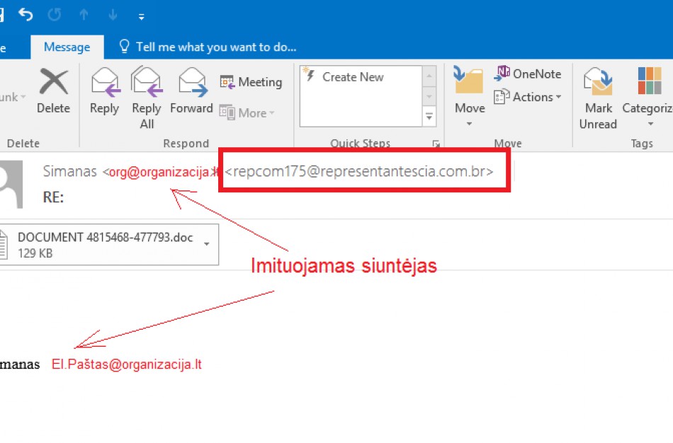 Dėmesio: Sparčiai plinta laiškai su kenksmingu programiniu kodu