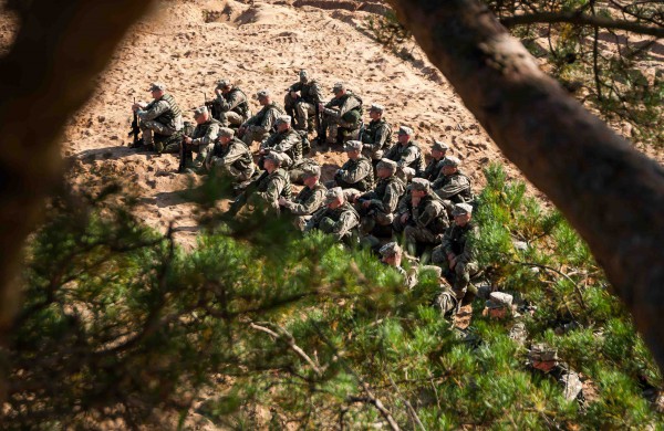 Kariūnai Rukloje pasiekė lauko pratybų finišą