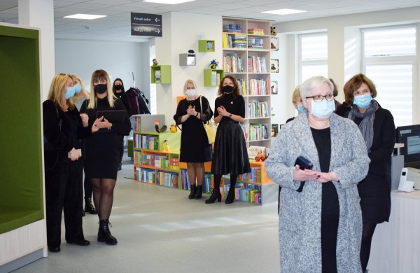 Rimkų biblioteka atvėrė atnaujintas ir modernias patalpas