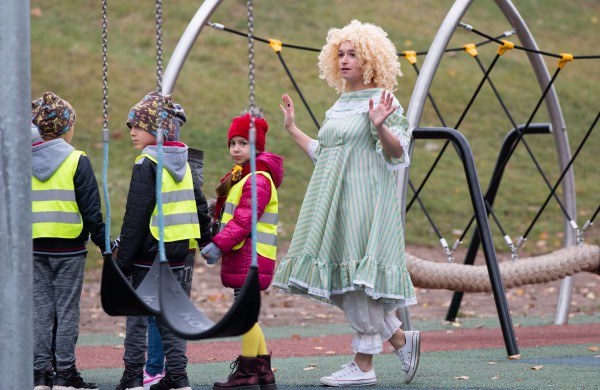 Jonavoje atidaryta dar viena vaikų žaidimų aikštelė