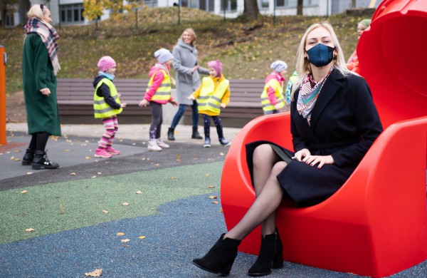 Jonavoje atidaryta dar viena vaikų žaidimų aikštelė