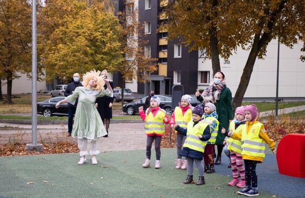Jonavoje atidaryta dar viena vaikų žaidimų aikštelė