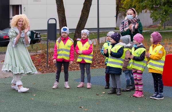 Jonavoje atidaryta dar viena vaikų žaidimų aikštelė