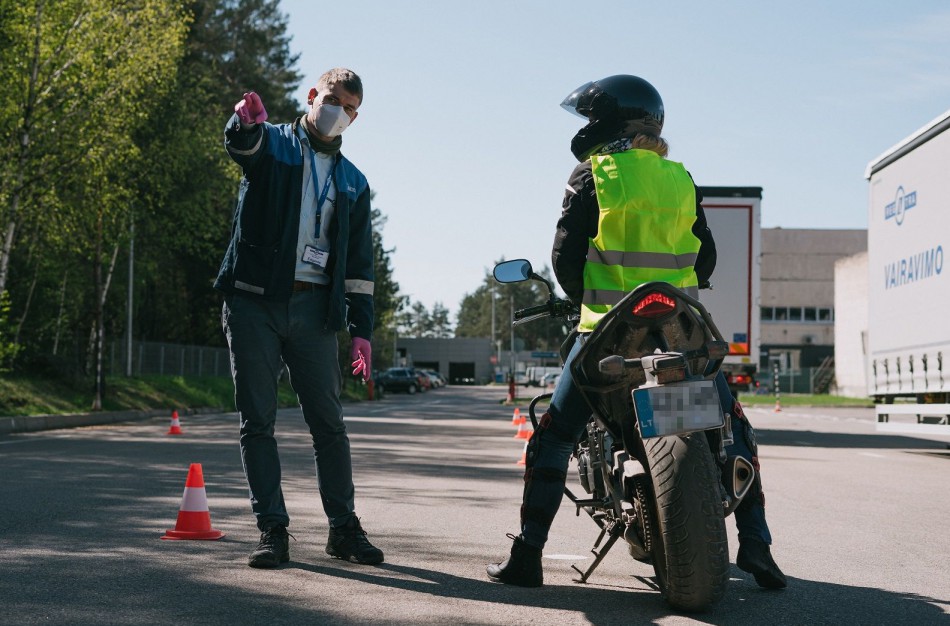 Motociklininkų egzaminų sezonas „Regitroje“ bus ilgesnis