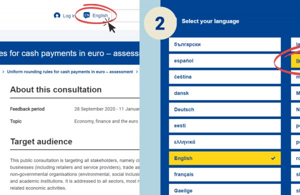 EK skelbia viešas konsultacijas dėl 1 ir 2 euro centų monetų naudojimo