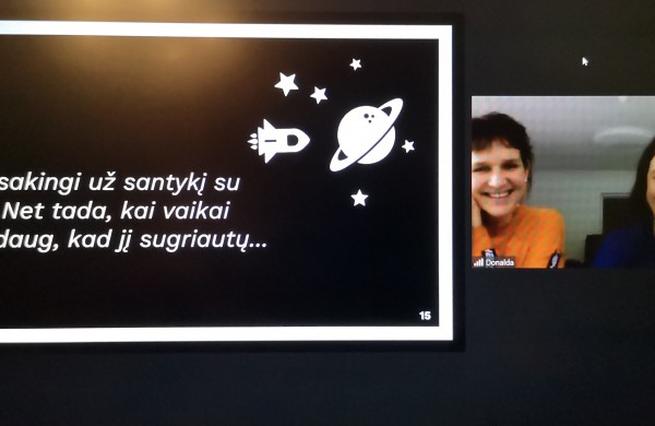 Virtuali paskaita tėvams  Justino Vareikio progimnazijoje