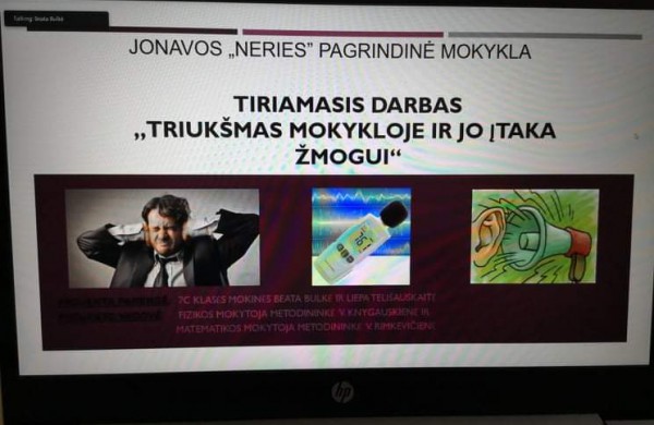 Jaunieji tyrėjai pristatė savo darbus