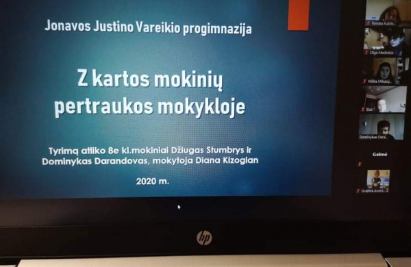 Jaunieji tyrėjai pristatė savo darbus