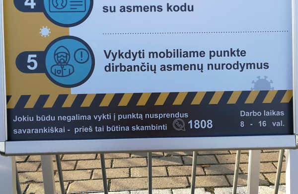 Viešojoje erdvėje - ,,melagienos" apie Jonavoje veikianti mobilųjį koronaviruso testavimo punktą
