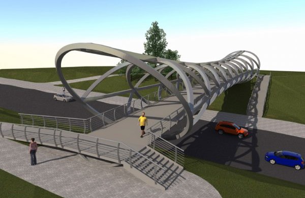 Į Jonavą atkeliaus pėsčiųjų tilto konstrukcijos