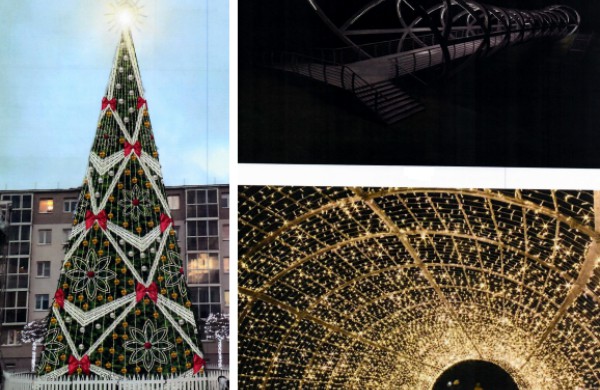 Darbai pačiame įkarštyje – aiškėja, kaip pasipuoš miesto eglė ir naujas tiltas