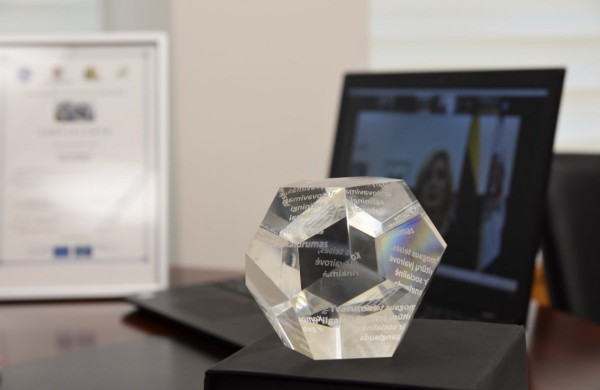 Jonavos savivaldybei - Europos Tarybos ženklas už gerą valdymą