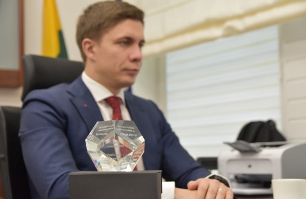 Jonavos savivaldybei - Europos Tarybos ženklas už gerą valdymą