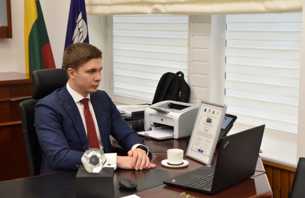 Jonavos savivaldybei - Europos Tarybos ženklas už gerą valdymą