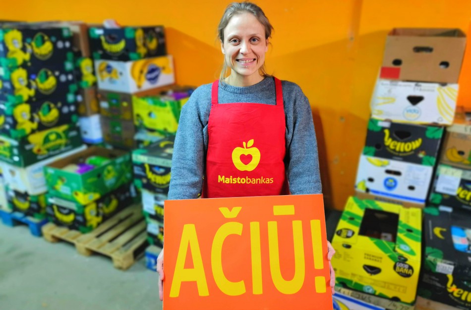  „Maisto bankas“ dėkoja visiems, šiais metais prisidėjusiems prie organizacijos veiklos