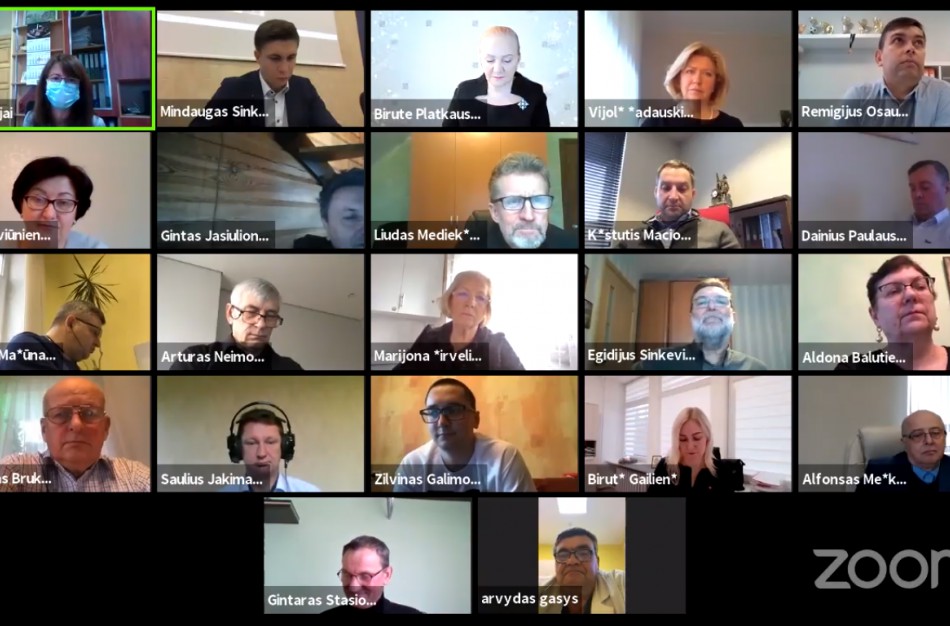 Slaptu balsavimu paskirta administracijos direktoriaus pavaduotoja