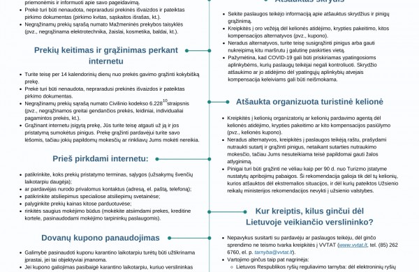 „Vartotojo atmintinė“ – kas keičiasi karantino metu