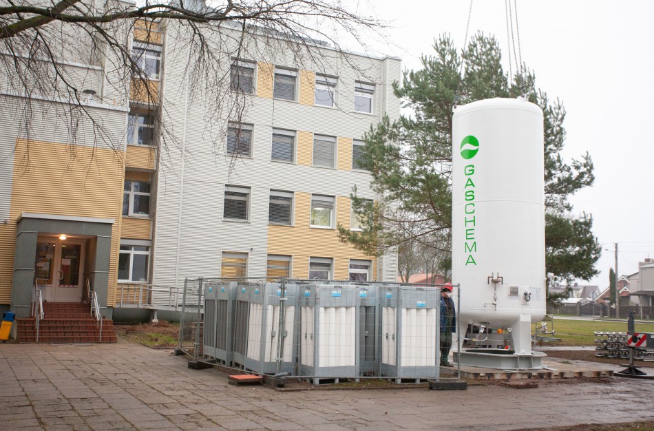 COVID – 19 ligoninei nestandartinis projektas